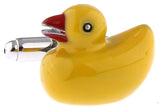 Yellow Duck Style Cuff Button Cufflinks
