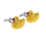 Yellow Duck Style Cuff Button Cufflinks