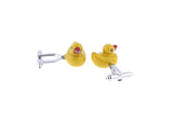 Yellow Duck Style Cuff Button Cufflinks