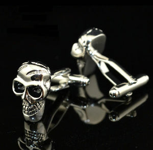 Animal Cufflinks Copper Material Skull Cuff Links