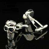 Animal Cufflinks Copper Material Skull Cuff Links