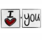 Wedding Cufflinks For Men I Love You Cuff Links