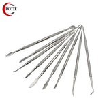 Stainless Steel Wax Carving Tool Set Dental Lab Equipment