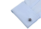 Royal Copper Cuff Links - Crown Style