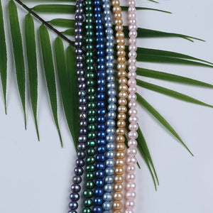6.5-7mm Freshwater Potato Pearl String for Jewelry Making