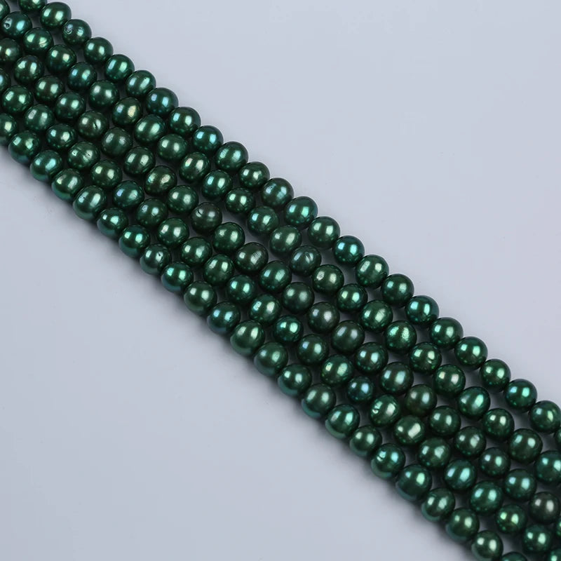 6.5-7mm Freshwater Potato Pearl String for Jewelry Making