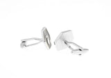 Hexagon Copper Cuff Links Water Drop Style