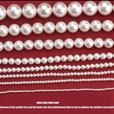 Shell Pearl Round Loose Beads For Jewelry Making Choker Diy Bracelet