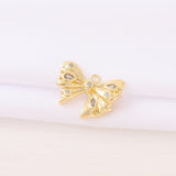 Zircon Bow Tie Charms Pendant for Jewelry Making