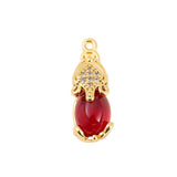 Zircon Animal Charms Necklace Bracelet Earring DIY Jewelry Accessories