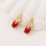 Zircon Animal Charms Necklace Bracelet Earring DIY Jewelry Accessories