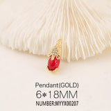 Zircon Animal Charms Necklace Bracelet Earring DIY Jewelry Accessories