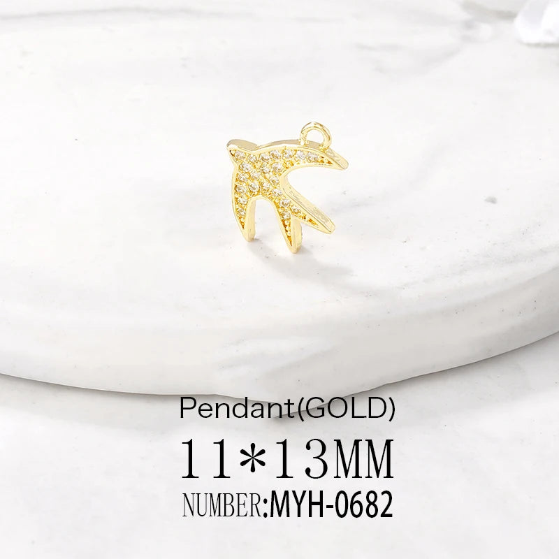 Bird Charms Pendants Necklace Bracelet Earring Diy Jewelry
