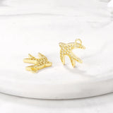 Bird Charms Pendants Necklace Bracelet Earring Diy Jewelry
