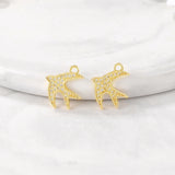 Bird Charms Pendants Necklace Bracelet Earring Diy Jewelry