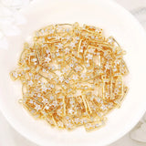 Brass Zircon Bottle Charms Pendants Necklace Bracelet Earring DIY Jewelry