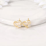 Heart Charms Pendant Necklace Bracelet Earring DIY Jewelry