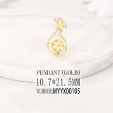 Brass Money Bag Charms Pendant DIY Jewelry Accessories