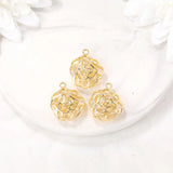 Rose Charms Pendants Necklace Bracelet Earring Diy Jewelry