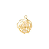 Rose Charms Pendants Necklace Bracelet Earring Diy Jewelry