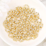 Brass & Zircon Round Charms Pendants for DIY Jewelry
