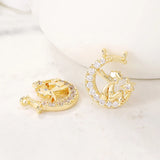 Brass and Zircon Prince Charms Pendants Jewelry Set