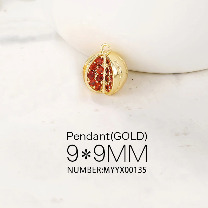 Watermelon Charms Pendants Necklace Bracelet Earring DIY Jewelry