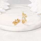 Brass Bear Charms Pendants for Jewelry Making