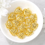 Brass Heart Charms Pendants Necklace Bracelet Earring Diy Jewelry Making