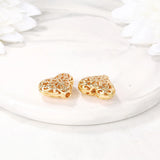 Brass Heart Loose Beads Necklace Bracelet Jewelry Making Supplies