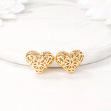 Brass Heart Loose Beads Necklace Bracelet Jewelry Making Supplies