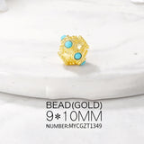 Brass Loose Beads Necklace and Bracelet Jewelry Making Supplies DIY Accessories