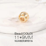 Brass Loose Beads Necklace and Bracelet Making Supplies