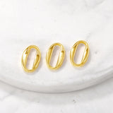 Brass Oval Charms Pendants DIY Jewelry Making Supplies