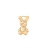 Brass Rabbit Charms Pendants for Jewelry Making