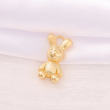 Brass Rabbit Charms Pendants for Jewelry Making