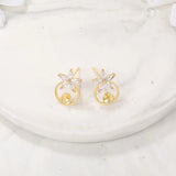 Brass Star Stud Earrings S925 Silver Pin Jewelry Making Supplies