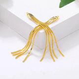Brass Tassel Charms Pendants for Jewelry Making