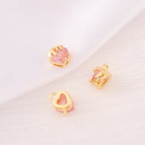 Heart Charms Pendants Necklace Bracelet Earring Diy Jewelry Parts