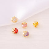 Heart Charms Pendants Necklace Bracelet Earring Diy Jewelry Parts