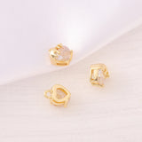 Heart Charms Pendants Necklace Bracelet Earring Diy Jewelry Parts