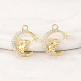 Rabbit Charms Pendant Necklace Bracelet Earring Jewelry