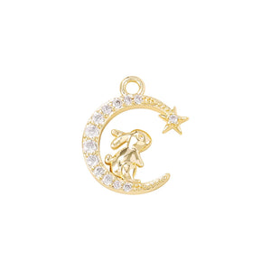 Rabbit Charms Pendant Necklace Bracelet Earring Jewelry