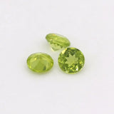 1.7mm Peridot Round Cut Loose Gemstone for Necklace Ring