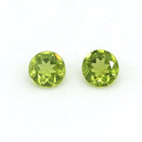 1.7mm Peridot Round Cut Loose Gemstone for Necklace Ring