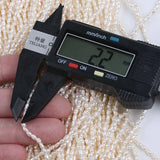 Mini Rice Pearl Strand 2-2.5mm for DIY Jewelry