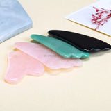 Rose Quartz Jade GuaSha Scraping Board Massage Tool