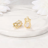 Brass Zircon Rose Charm Pendant Set DIY Jewelry Accessories