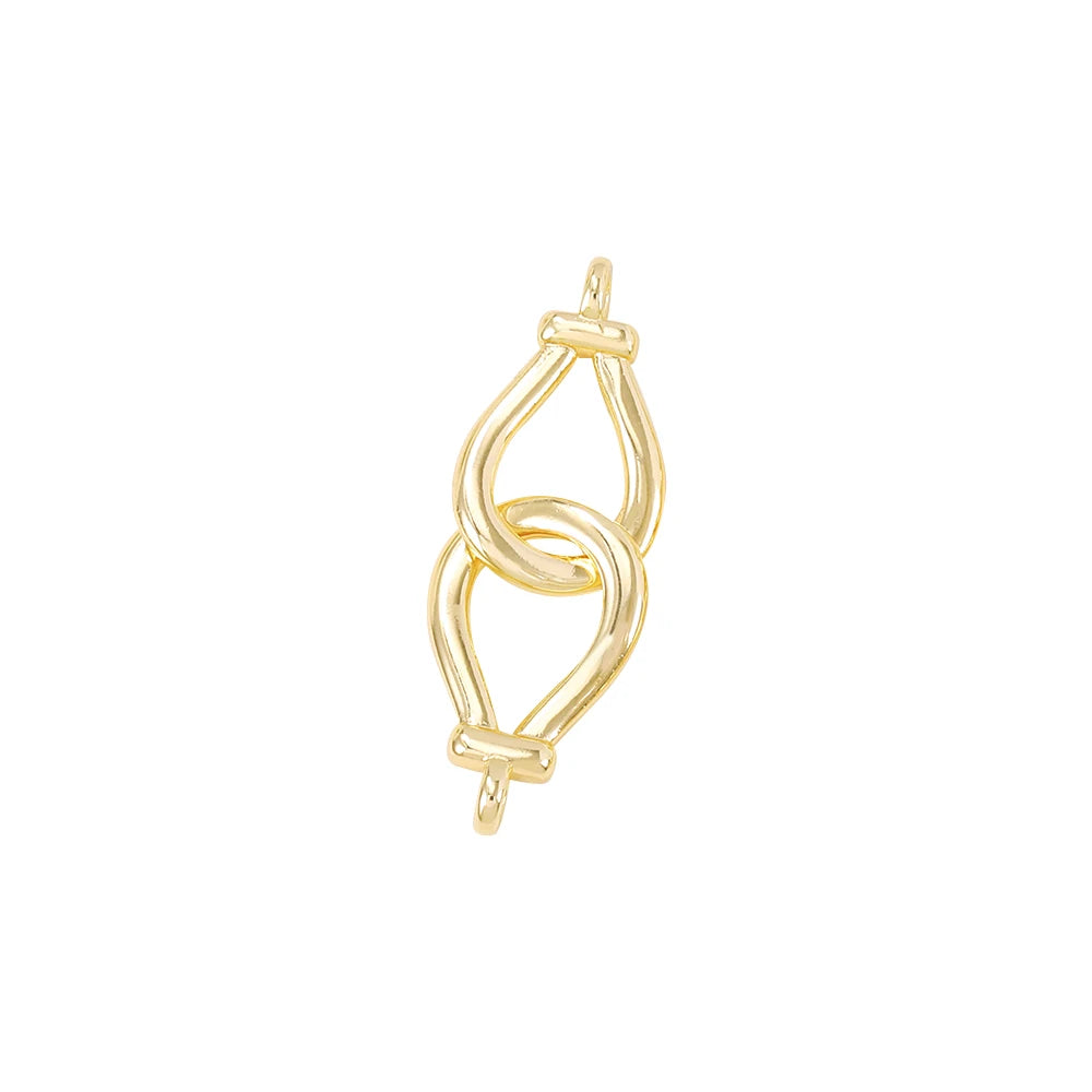 Brass Circular Connecters Necklace and Bracelet Diy Jewelry Accessories