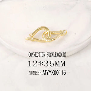 Brass Circular Connecters Necklace and Bracelet Diy Jewelry Accessories